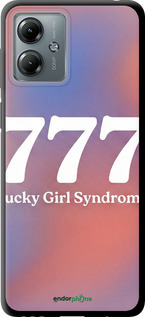 TPU чехол 'Aesthetic Aura Gradient 777 Lucky Energy' для Motorola Moto G14 изображение 5