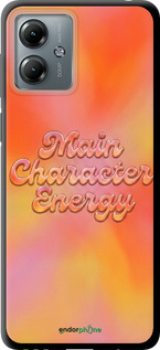 TPU чехол 'Aura Gradient Main Character Energy Aesthetic Y2K' для Motorola Moto G14 изображение 3