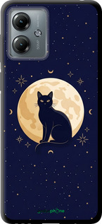 TPU чехол Cute Cat Celestial/Witchy для Motorola Moto G14 - 6787b-3197 изображение 
