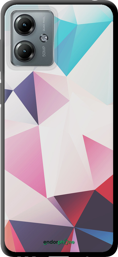 TPU чехол Геометрия 3 для Motorola Moto G14 - 4415b-3197 изображение 