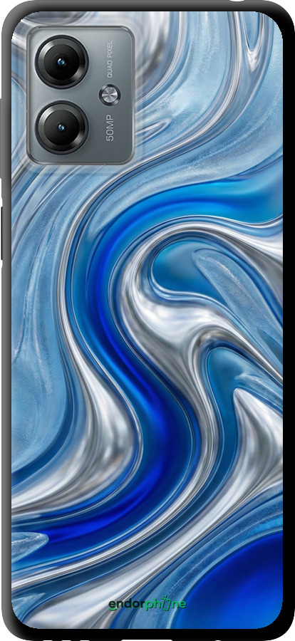 TPU чехол Liquid Chrome для Motorola Moto G14 - 6781b-3197 изображение 