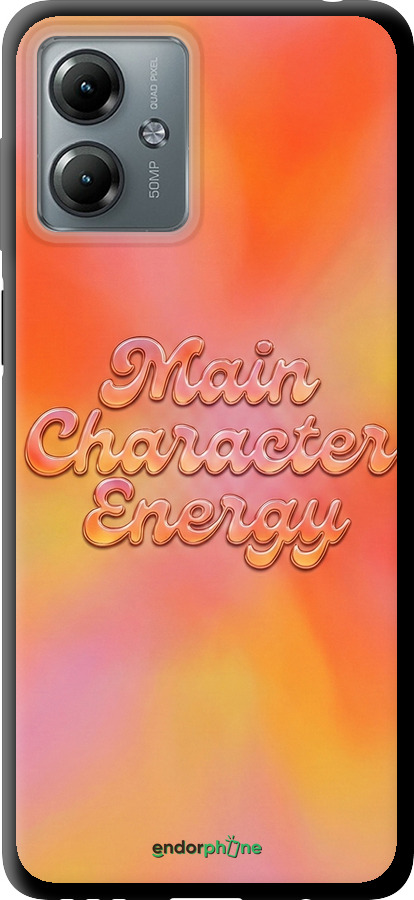 TPU чехол Aura Gradient Main Character Energy Aesthetic Y2K для Motorola Moto G14 - 6783b-3197 изображение 