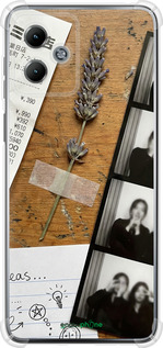 Силикон с усиленными углами чехол Aesthetic Scrapbook Collage для Motorola Moto G14 - 6773sp-3197 изображение 