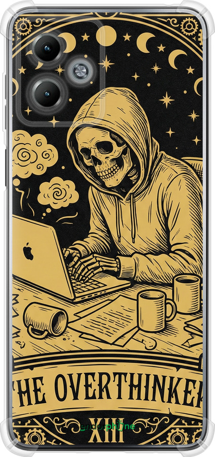 Силіконовий протиударний с посиленими кутами чехол The Overthinker для Motorola Moto G14 - 6774sp-3197 изображение 