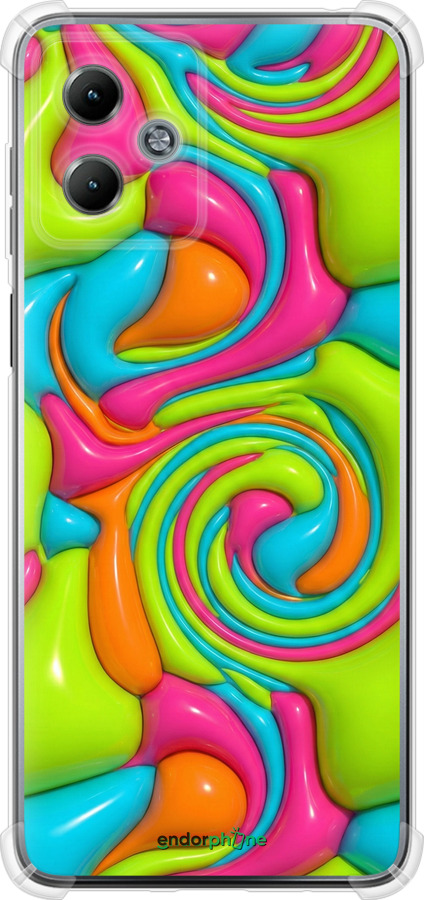 Силикон с усиленными углами чехол Y2K Jelly Dream для Motorola Moto G14 - 6780sp-3197 изображение 