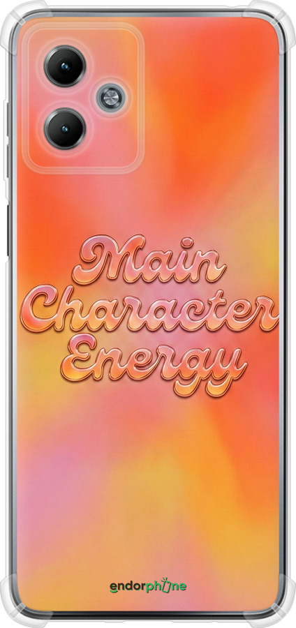 Силіконовий протиударний с посиленими кутами чехол Aura Gradient Main Character Energy Aesthetic Y2K для Motorola Moto G14 - 6783sp-3197 изображение 