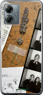 Силиконовый чехол Aesthetic Scrapbook Collage для Motorola Moto G14 - 6773u-3197 изображение 
