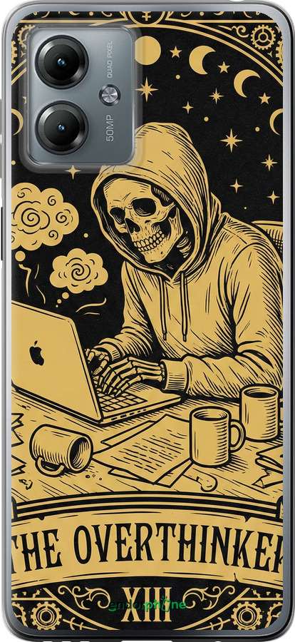 Силиконовый чехол The Overthinker для Motorola Moto G14 - 6774u-3197 изображение 