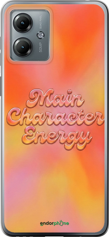 Силіконовий чехол Aura Gradient Main Character Energy Aesthetic Y2K для Motorola Moto G14 - 6783u-3197 изображение 