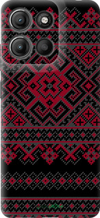 Силиконовый чехол Вышиванка 52 для Motorola Moto G15 Power - 1763u-4044 изображение 