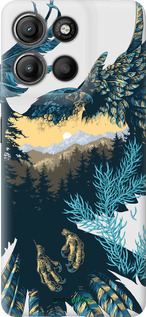 Силиконовый чехол Арт-орел на фоне природы для Motorola Moto G15 Power - 3983u-4044 изображение 