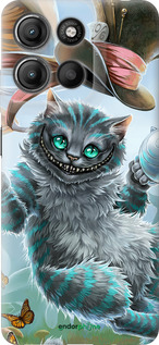 Силиконовый чехол Чеширский кот 2 для Motorola Moto G15 Power - 3993u-4044 изображение 