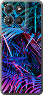 Силіконовий чехол Папороть під ультрафіолетом для Motorola Moto G15 Power - 4069u-4044 изображение 