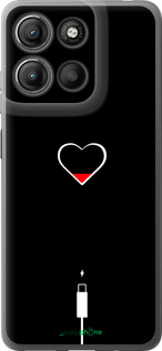 Силіконовий чехол Підзарядка серця для Motorola Moto G15 Power - 4274u-4044 изображение 