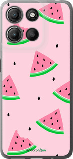 Силиконовый чехол Розовый арбуз для Motorola Moto G15 Power - 4314u-4044 изображение 
