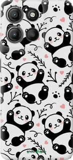 Силіконовий чехол Панди для Motorola Moto G15 Power - 4318u-4044 изображение 