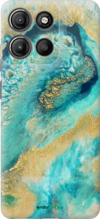 Силиконовый чехол Green marble для Motorola Moto G15 Power - 4365u-4044 изображение 