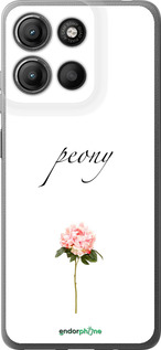 Силиконовый чехол Пион для Motorola Moto G15 Power - 4366u-4044 изображение 