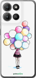 Силиконовый чехол Шарики для Motorola Moto G15 Power - 4387u-4044 изображение 