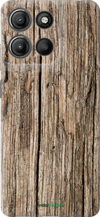 Силиконовый чехол Текстура дерева для Motorola Moto G15 Power - 4476u-4044 изображение 