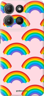 Силиконовый чехол Rainbows для Motorola Moto G15 Power - 4478u-4044 изображение 