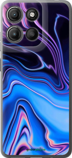 Силиконовый чехол Узор воды для Motorola Moto G15 Power - 4491u-4044 изображение 