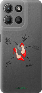 Силиконовый чехол Женщина для Motorola Moto G15 Power - 4599u-4044 изображение 