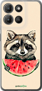 Силиконовый чехол Енотик с арбузом для Motorola Moto G15 Power - 4605u-4044 изображение 