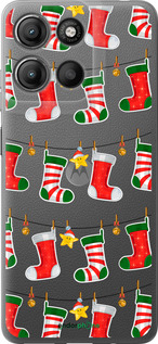 Силиконовый чехол Новогодний 9 для Motorola Moto G15 Power - 4622u-4044 изображение 