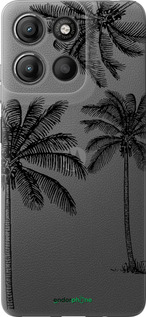 Силиконовый чехол Пальмы1 для Motorola Moto G15 Power - 4634u-4044 изображение 