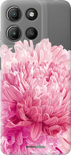 Силиконовый чехол Хризантема для Motorola Moto G15 Power - 4666u-4044 изображение 