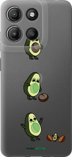 Силиконовый чехол Авокадо 1 для Motorola Moto G15 Power - 4857u-4044 изображение 