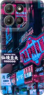 Силиконовый чехол Hong Kong City для Motorola Moto G15 Power - 5536u-4044 изображение 