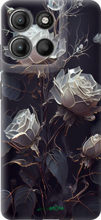 Силиконовый чехол Розы 2 для Motorola Moto G15 Power - 5550u-4044 изображение 