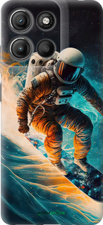 Силиконовый чехол Сноубордист для Motorola Moto G15 Power - 5604u-4044 изображение 