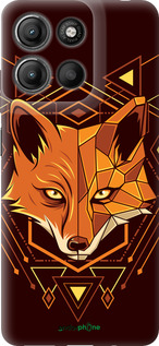 Силіконовий чехол Лисиця геометрія для Motorola Moto G15 Power - 5607u-4044 изображение 