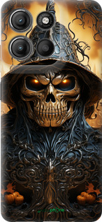 Силиконовый чехол Череп 2 для Motorola Moto G15 Power - 5652u-4044 изображение 