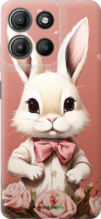 Силиконовый чехол Зайчик для Motorola Moto G15 Power - 5669u-4044 изображение 