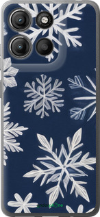 Силиконовый чехол 'Снежинки' для Motorola Moto G15 Power изображение 6