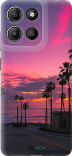 Силиконовый чехол Пальмы для Motorola Moto G15 Power - 5873u-4044 изображение 