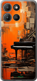 Силиконовый чехол Чехол для телефона Оранжевый Рояль для Motorola Moto G15 Power - 5937u-4044 изображение 