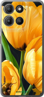 Силіконовий чехол Жовті тюльпани для Motorola Moto G15 Power - 5991u-4044 изображение 