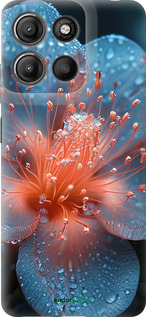 Силиконовый чехол Роса на цветке для Motorola Moto G15 Power - 6039u-4044 изображение 