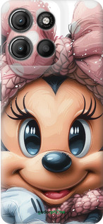 Силиконовый чехол Минни Маус с бантиком для Motorola Moto G15 Power - 6055u-4044 изображение 