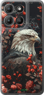 Силіконовий чехол Квітковий вартовий для Motorola Moto G15 Power - 6102u-4044 изображение 