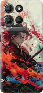 Силиконовый чехол Битва стихий для Motorola Moto G15 Power - 6110u-4044 изображение 