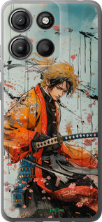 Силиконовый чехол Agatsuma Zenitsu: Убийца демонов для Motorola Moto G15 Power - 6118u-4044 изображение 