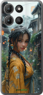 Силиконовый чехол Anime-girl для Motorola Moto G15 Power - 6133u-4044 изображение 