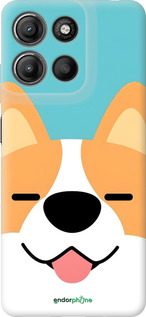 Силиконовый чехол Корги для Motorola Moto G15 Power - 6280u-4044 изображение 