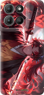 Силіконовий чехол Аниме воин для Motorola Moto G15 Power - 6281u-4044 изображение 